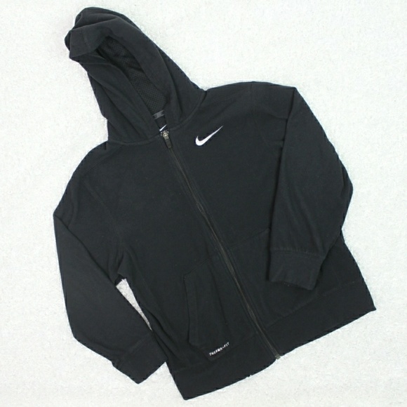 Nike Sweaters - Nike Black Therma Fit Zip up Hoodie